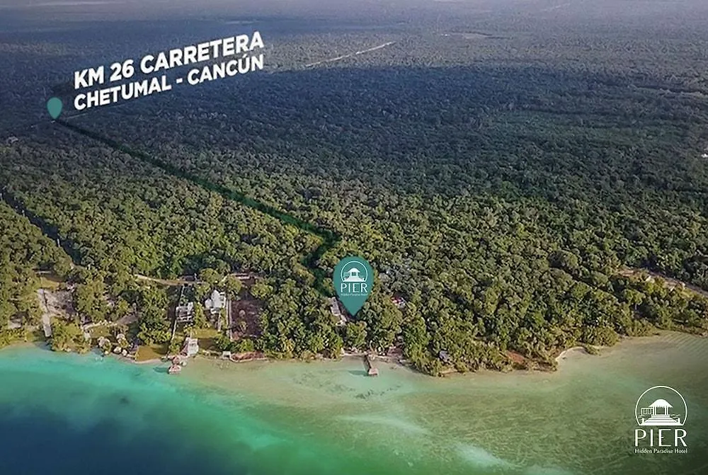 Hotel Pier Bacalar Mexico